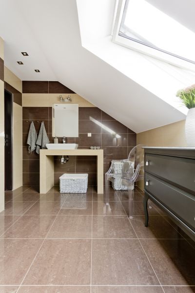 Attic Bathroom Installation in Katy