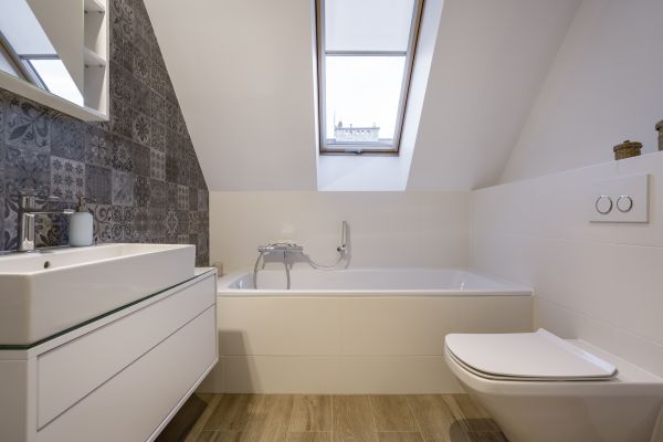 Attic Bathroom Construction in Katy
